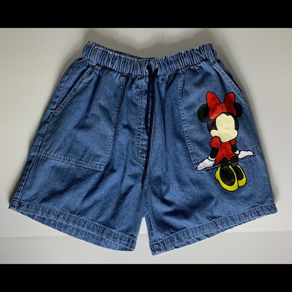 Minnie Mouse Custom Hand Painted Jean Shorts